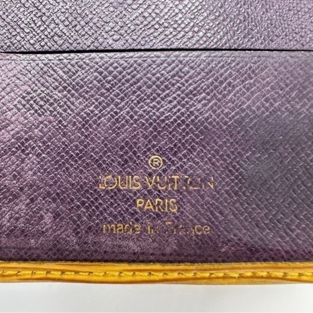 AUTHENTIC Louis Vuitton Epi Leather Bifold Wallet.Preowned.Tassel yellow. - Picture 11 of 16